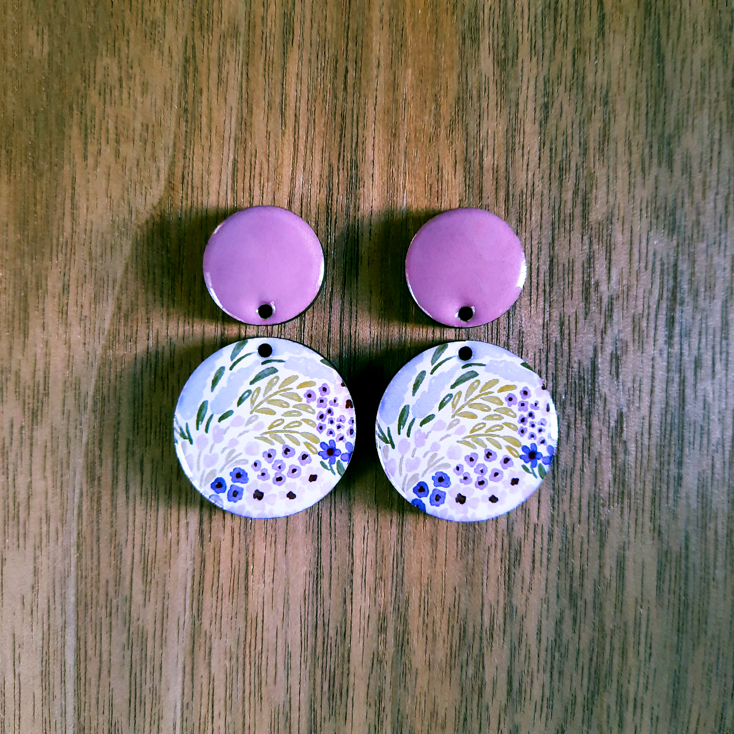 24mm_Light_Purple_Floral_Epoxy_Earring_Set