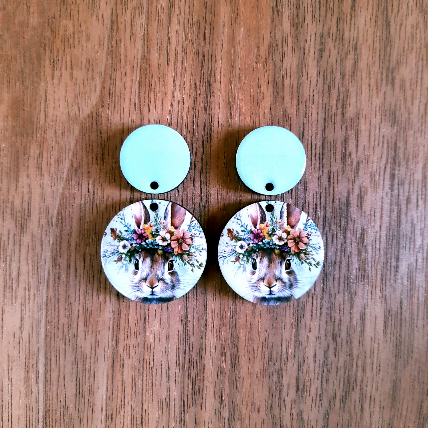24mm-Floral-Rabbit-Epoxy-Earrings